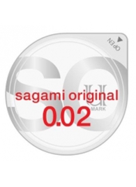 Ультратонкий презерватив Sagami Original - 1 шт. - Sagami - купить с доставкой в Тольятти