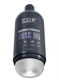 Мастурбатор в бутылке Shower Therapy Deep Cream - Pipedream - в Тольятти купить с доставкой