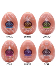 Набор из 6 мастурбаторов-яиц Tenga Egg Variety Pack V - Tenga - в Тольятти купить с доставкой