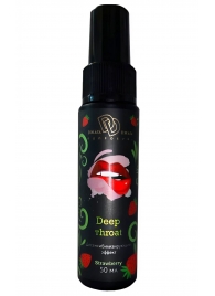 Спрей для горла Deep Throat с десенсибилизирующим эффектом и вкусом клубники - 50 мл. - БиоМед - купить с доставкой в Тольятти