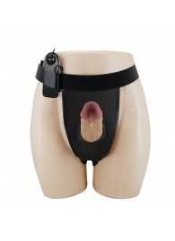 Полый вибрострапон на регулируемых трусиках Draven - 17,5 см. - Baile - купить с доставкой в Тольятти