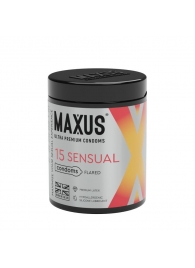 Анатомические презервативы MAXUS Sensual - 15 шт. - Maxus - купить с доставкой в Тольятти