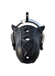 Черный замок верности Extreme Silicone Cock Blocker - Pipedream - купить с доставкой в Тольятти
