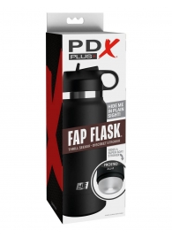 Черный мастурбатор в виде бутылки Fap Flask - Pipedream - в Тольятти купить с доставкой