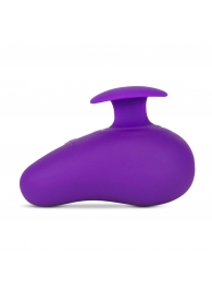 Фиолетовый клиторальный вибромассажер Palm Sense - Blush Novelties