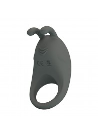 Серое эрекционное кольцо с вибрацией Master Ring - Baile - в Тольятти купить с доставкой