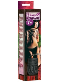 Чёрная веревка для связывания - 700 см. - Orion - купить с доставкой в Тольятти