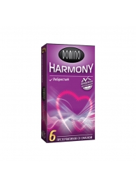 Презервативы с рёбрышками Domino Harmony - 6 шт. - Domino - купить с доставкой в Тольятти