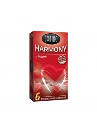 Гладкие презервативы Domino Harmony - 6 шт. - Domino - купить с доставкой в Тольятти