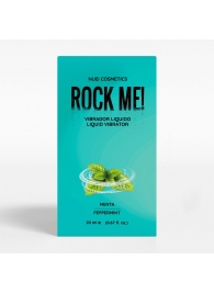 Жидкий вибратор Nuei Rock Me! с ароматом мяты - 20 мл. - Nuei cosmetics - купить с доставкой в Тольятти