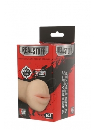 Нежный мастурбатор-ротик REALSTUFF 5INCH MASTURBATOR BJ - Dream Toys - в Тольятти купить с доставкой