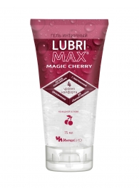 Интимный гель-смазка на водной основе Lubrimax Magic Cherry - 75 мл. - ИнтелБИО - купить с доставкой в Тольятти