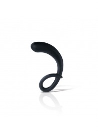 Черный массажер простаты Curving Curt - 13 см. - MyStim - купить с доставкой в Тольятти