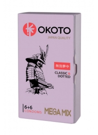 Презервативы OKOTO Mega Mix - 12 шт. - Sitabella - купить с доставкой в Тольятти