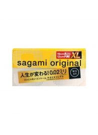 Презервативы увеличенного размера Sagami Original 0.02 XL-size - 12 шт. - Sagami - купить с доставкой в Тольятти