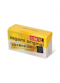 Презервативы увеличенного размера Sagami Original 0.02 XL-size - 12 шт. - Sagami - купить с доставкой в Тольятти