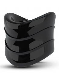 Черное эрекционное кольцо на мошонку Beef Ball Stretcher Snug X Long - Blush Novelties - в Тольятти купить с доставкой