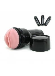Мастурбатор-вагина Fleshlight - Vibro Pink Lady Touch с вибрацией - Fleshlight - в Тольятти купить с доставкой