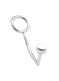Кольцо на пенис с анальным стимулятором Stainless Steel Anal Hook   Cock Ring - BlueLine - в Тольятти купить с доставкой