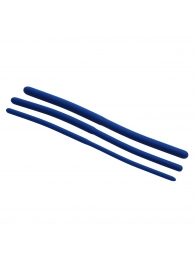 Набор из 3 синих силиконовых уретральных расширителей Invasion Silicone Urethral Sound Trainer Set - XR Brands - купить с доставкой в Тольятти