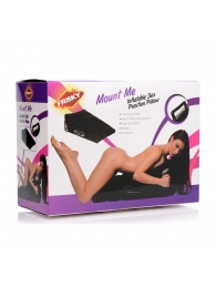 Черная подушка для секса Mount Me Inflatable Sex Position Pillow - XR Brands - купить с доставкой в Тольятти