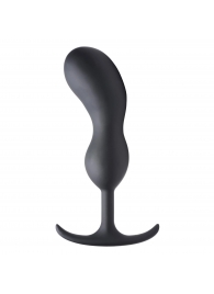 Черный массажер простаты с утяжелителями Premium Silicone Weighted Prostate Plug XL - 20,8 см. - XR Brands - в Тольятти купить с доставкой
