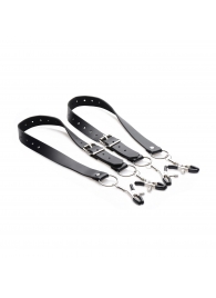 Ремни с зажимами для половых губ Spread Labia Spreader Straps with Clamps - XR Brands - купить с доставкой в Тольятти