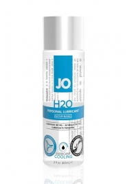 Охлаждающий лубрикант на водной основе JO Personal Lubricant H2O COOLING - 60 мл. - System JO - купить с доставкой в Тольятти