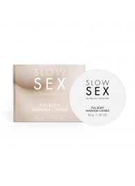 Массажная свеча для всего тела Slow Sex - 50 гр. - Bijoux Indiscrets - купить с доставкой в Тольятти