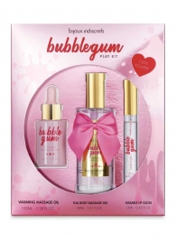 Набор средств для массажа и ласк Bubblegum Play Kit - Bijoux Indiscrets - купить с доставкой в Тольятти