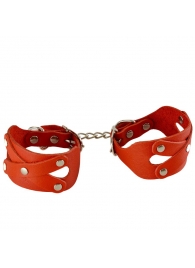 Красные наручники «Цезарь» - Sitabella - купить с доставкой в Тольятти