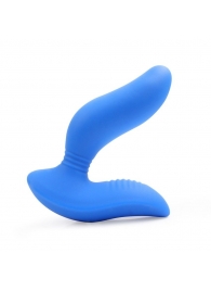 Синий вибромассажер простаты 3,5’’ Curve P-spot Massager - 12 см. - Erokay - в Тольятти купить с доставкой