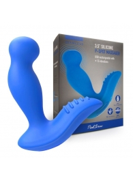 Синий вибромассажер простаты 3,5’’ P-spot Massager - 12,5 см. - Erokay - в Тольятти купить с доставкой