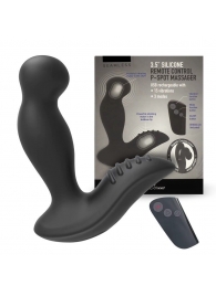 Черный вибромассажер простаты 3,5’’ Remote Control P-spot Massager - 12,5 см. - Erokay - в Тольятти купить с доставкой