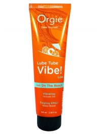 Гель с эффектом вибрации Lube Tube Vibe Low Sex On The Beach - 100 мл. - ORGIE - купить с доставкой в Тольятти