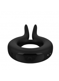 Черное эрекционное кольцо Marry Me Rechargeable Vibrating Cockring - Adrien Lastic - в Тольятти купить с доставкой