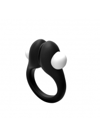 Черное эрекционное кольцо Zippy Vibrating Ring With Bullet - Adrien Lastic - в Тольятти купить с доставкой