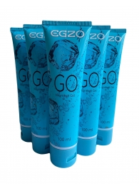 Набор из 5 пролонгирующих лубрикантов на водной основе Egzo Go (по 100 мл.) - EGZO - купить с доставкой в Тольятти