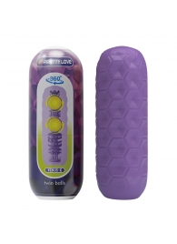 Фиолетовый мастурбатор Venus-X Twin balls - Baile - в Тольятти купить с доставкой