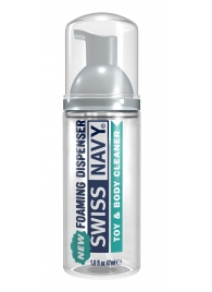 Очищающая пенка для игрушек и тела Toy   Body Cleaner Foamer - 47 мл. - Swiss navy - купить с доставкой в Тольятти