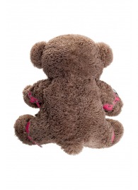 Бондажный набор: бурый мишка с розовыми оковами и наручниками - Pecado - купить с доставкой в Тольятти