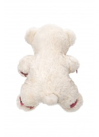 Бондажный набор: белый мишка с розовыми оковами и наручниками - Pecado - купить с доставкой в Тольятти