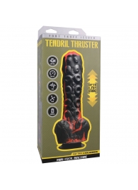 Черно-красная мини-машина на присоске Tendril Thruster - 21,6 см. - Doc Johnson - купить с доставкой в Тольятти