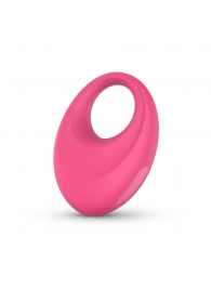 Розовое интерактивное эрекционное виброкольцо Leo - Easy toys - в Тольятти купить с доставкой