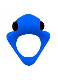 Синее эрекционное кольцо Wooomy Tribeс с вибрацией - Adrien Lastic - в Тольятти купить с доставкой