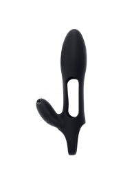 Черная насадка на пенис с вибрацией Nautilus - Zero Tolerance - в Тольятти купить с доставкой