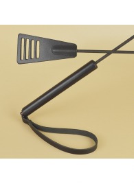 Черный кожаный стек «Сириус» - 60 см. - Sitabella - купить с доставкой в Тольятти