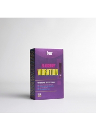 Стимулирующий гель с эффектом вибрации Blackberry Vibration - 15 мл. - INTT - купить с доставкой в Тольятти