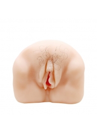 Телесный мастурбатор-вагина с оволосением и вибрацией - Baile - в Тольятти купить с доставкой