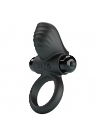 Черное эрекционное кольцо с вибрацией Adrien - Baile - в Тольятти купить с доставкой